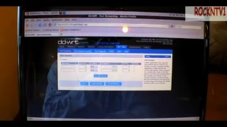 Howto setup port forwarding linksys router DDWRT wrt54g [upl. by Jun]