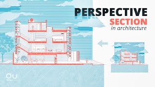 Perspective Section in Architecture The Best Workflow [upl. by Ellehcir366]