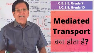 Mediated Transport across the Plasma Membrane  Mediated Transport Part1  Grade 9 amp 10 [upl. by Yrahca]