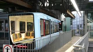 WSW Neue Schwebebahn 06 in Oberbarmen Bahnhof [upl. by Thea]