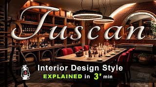 TUSCAN  Interior Design Style Explained by Retro Lamp [upl. by Lichter]