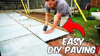 How To Lay A Patio As A Beginner [upl. by Cantu]