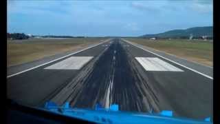 COCKPIT VIEW  B737 landing Alghero AHOLIEA RWY 20 [upl. by Ephrem]