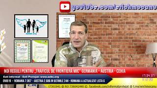 Noi reguli pentru „traficul de frontieră mic” Germania  Austria  Cehia  🅴🆁🅸🅲🅷🅼🅾🅲🅰🅽🆄 [upl. by Eizus]