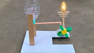 Easy science project working model  Hydro generator [upl. by Anuayek687]