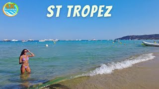 Beach Walk in Saint Tropez 4K 💛 September 2023 🧡 [upl. by Willow]