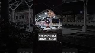 KRL JogjaSolo prameks yogyakarta solo klaten krlcommuterline [upl. by Valsimot]