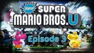 Lets Play  New Super Mario Bros U  Episode 3 [upl. by Aneleh]