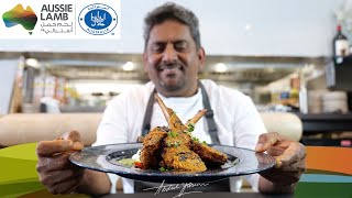 Grilled Halal Aussie Lamb Rack Cutlets Recipe – Chef Abdul Yaseen [upl. by Aeret]