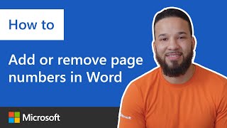 How to add or remove page numbers in Microsoft Word [upl. by Pierce]