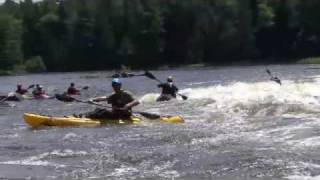 Extreme Kayak Fishing in rapids [upl. by Derriey]