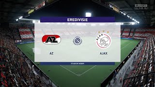 AZ Alkmaar vs Ajax 18102021 Eredivisie FIFA 22 [upl. by Thessa]