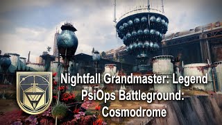 Grandmaster Nightfall PsiOps Battleground Cosmodrome  Season of the wish  Destiny 2 [upl. by Nwad]