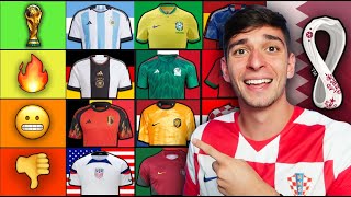 RANKING EVERY WORLD CUP HOME KIT [upl. by Diamond]