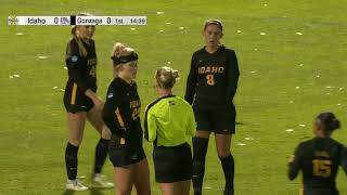 Gonzaga vs Idaho 11112023 NCAA Womens Soccer Tournament First Round [upl. by Demah]