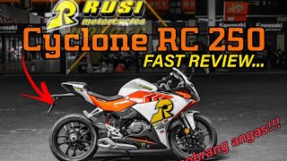 RUSI CYCLONE RC 250  BAGONG BIG BIKE NI RUSI [upl. by Alyakam]