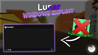 New Exploit On Roblox PC  Lunar FREE Roblox ExecutorExploit Windows  Byfron Bypass  Undetected [upl. by Cherey658]