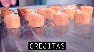 OREJITAS  RECETA RÁPIDA  PALMIERS  QUICK RECIPE [upl. by Evreh]