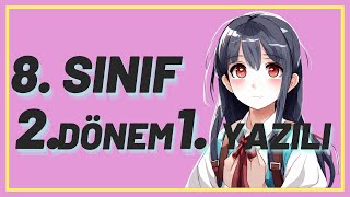 8 SINIF İNGİLİZCE 2 DÖNEM 1 YAZILI [upl. by Lednahc717]