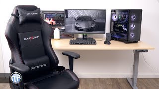 Höhenverstellbarer Schreibtisch mit Motor Ergotopia Desktopia Pro im Test [upl. by Lizbeth363]