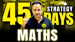 45 Day Final Strategy to score 95  Board Exam 202425  Maths with Ushank Sir Science and fun [upl. by Tybald]