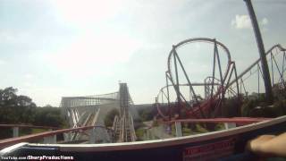 American Eagle Blue HD POV Six Flags Great America [upl. by Jemmie]