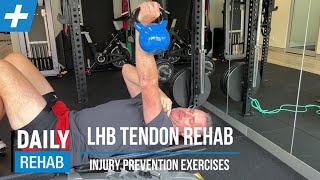 LHB Tendon Shoulder Rehab Exercises for Injury Prevention  Tim Keeley  Physio REHAB [upl. by Adil]