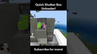 Quick Shulker Box Unpacker [upl. by Erbma]