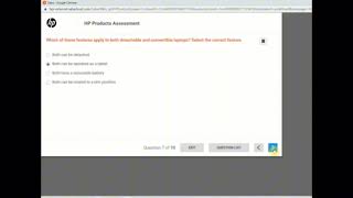 HP Products Assessment Answers [upl. by Eiknarf]