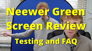 Neewer Chromakey green screen review with answers to FAQs [upl. by Eirrak66]