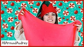 PEPPERMINT CHRISTMAS SLIME  AllAroundAudrey [upl. by Danna]