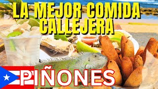 Chinchorreo en Piñones  LA MEJOR COMIDA CALLEJERA DE PUERTO RICO [upl. by Amehsyt501]