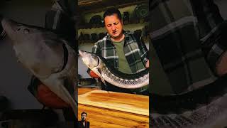 🔥🐟 Huge Sturgeon on the Grill – Whats the Hidden Delicacy Divine Lunch in the Village [upl. by Ezarra]