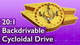 3d Printed Cycloidal Drive for Robot Arms [upl. by Anemix86]