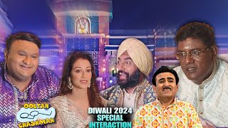 Taarak Mehta Ka Ooltah Chashmah Diwali2024 Special MEDIA INTERVIEW 🎇🔥 taarakmehta2024 [upl. by Llezo652]