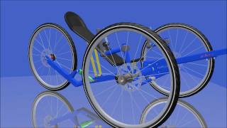 FaltTrike Liegerad PAPILLON 26 HD Animation [upl. by Colon]