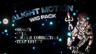 WIS EDITING PACK  ALIGHT MOTION  Shakes Null CC and text [upl. by Akinaj]