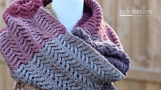 Happy Trails Scarf Crochet Pattern [upl. by Faythe]