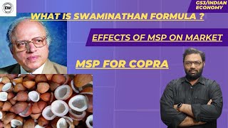 MSP for COPRAThe Cabinet Committee on Economic Affairs CCEA approved a hikeMS SWAMINATHAN [upl. by Aprile151]