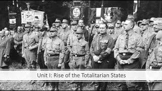 World War II  Unit I The Rise of the Totalitarian States [upl. by Dremann]