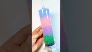 💙♥️💜💚 favorite christmas song  DIY making orbeez squishy ✨ orbeez art diy nanotape [upl. by Annaiv]