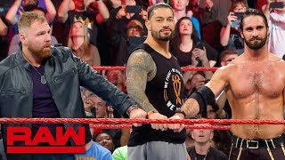 The Shield say goodbye to Dean Ambrose after Raw goes off the air Raw Exclusive April 8 2019 [upl. by Joey207]