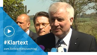 Seehofer spricht ‪Klartext‬ zur Abschaffung des Solidaritätszuschlags [upl. by Nalda745]