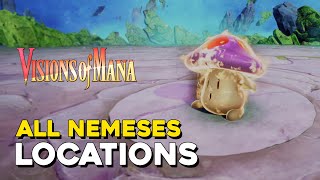 Visions Of Mana All Nemeses Locations Expert Exterminator Trophy Guide [upl. by Reivaxe879]