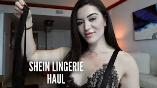 SHEIN LINGERIE TRY ON HAUL [upl. by Amando]