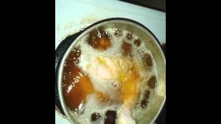 How to fry a quarter chicken legs [upl. by Airtap661]