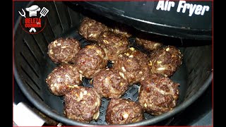 BOLINHO DE CARNE NA AIR FRYER SEM ÓLEO [upl. by Ayojal]