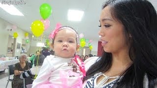 Juliannas 1st Birthday Party  October 13 2013  itsJudysLife Vlog [upl. by Ahsiemaj]