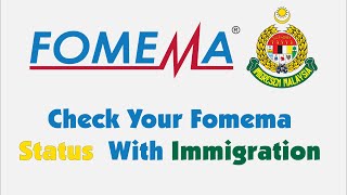 Check Your Fomema Test Result From Immigration Portal [upl. by Anival955]