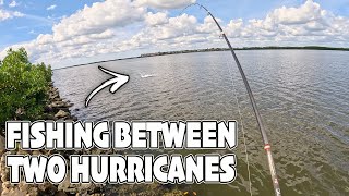 Fishing On An Electric Scooter Between Two Hurricanes [upl. by Nama251]